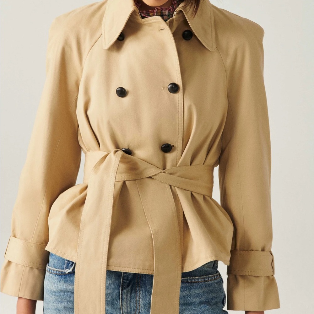 Ba&sh Baila Cropped Trench Jacket